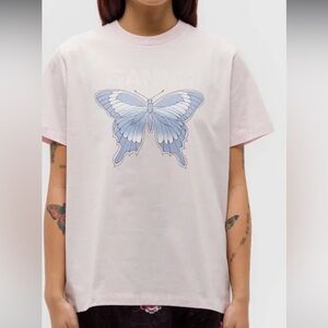 Ganni butterfly T Shirt